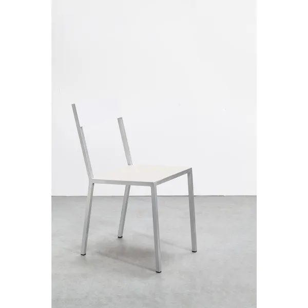 Alu Dining Chair Ivory/ White