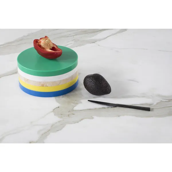 Five Circles Cutting Board/Coaster Set B Multicolor
