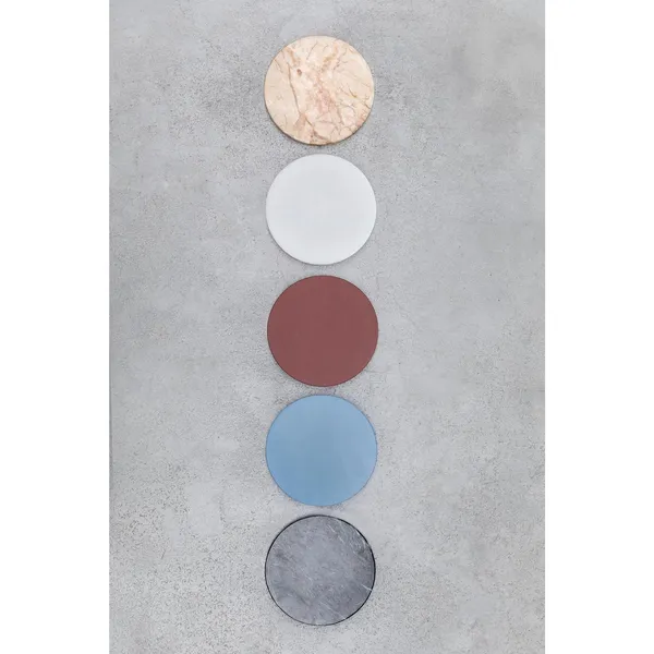 Five Circles Cutting Board/Coaster Set C Multicolor