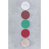 Five Circles Cutting Board/Coaster Set E Multicolor