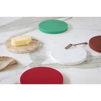 Five Circles Cutting Board/Coaster Set E Multicolor