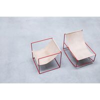 First Mecedora Rojo/ Cuero