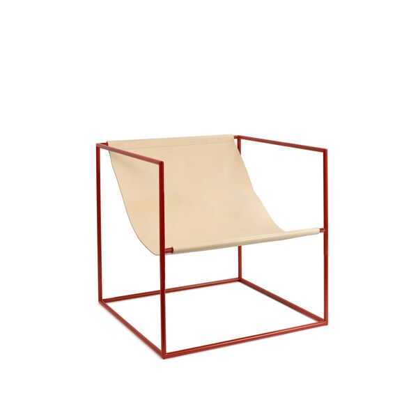 Solo Seat Fauteuil Rouge/Cuir