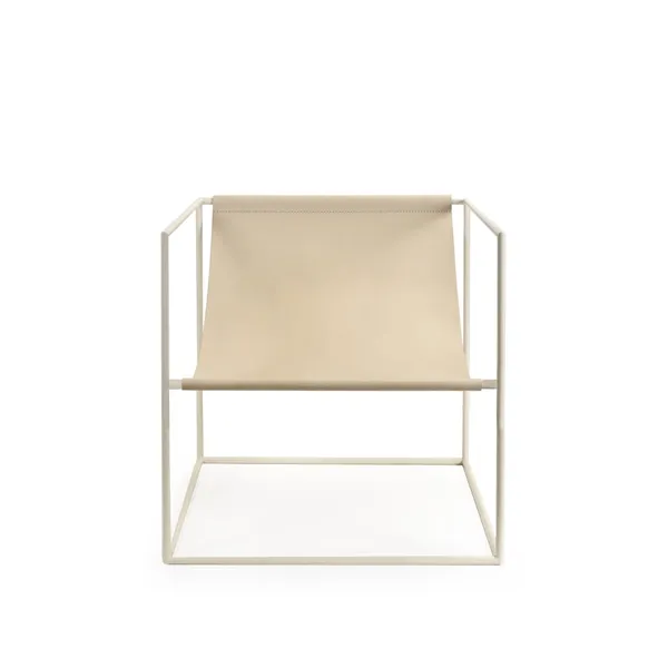 Solo Seat Fauteuil Wit/ Leder