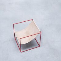 Solo Seat Fauteuil Wit/ Leder