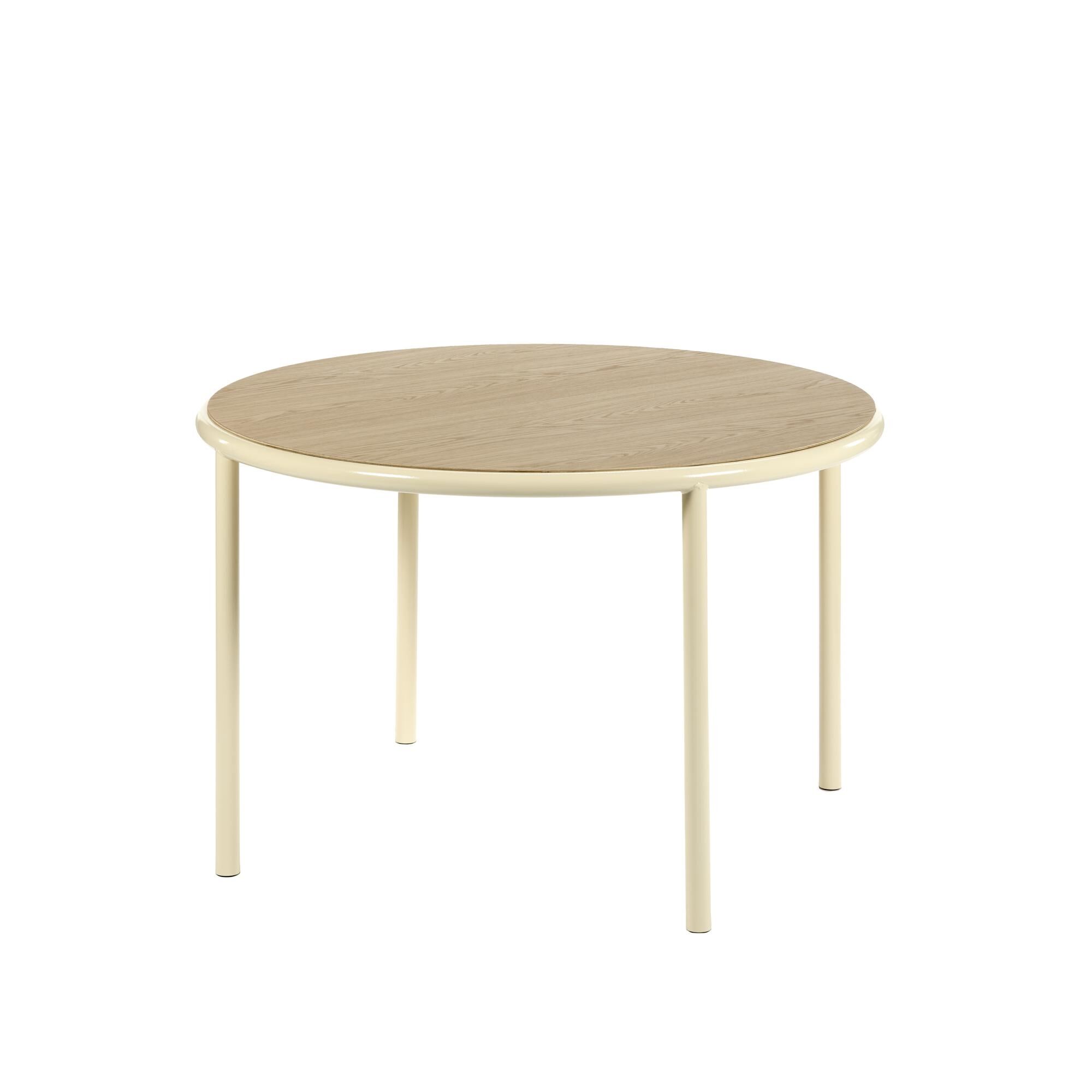 Wooden Spisebord 120 Ivory/Egetr