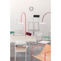 Table à Manger Alu 85x85 cm Ivoire
