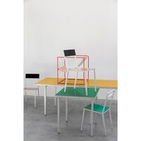 Alu Eettafel 85x85 cm Groen