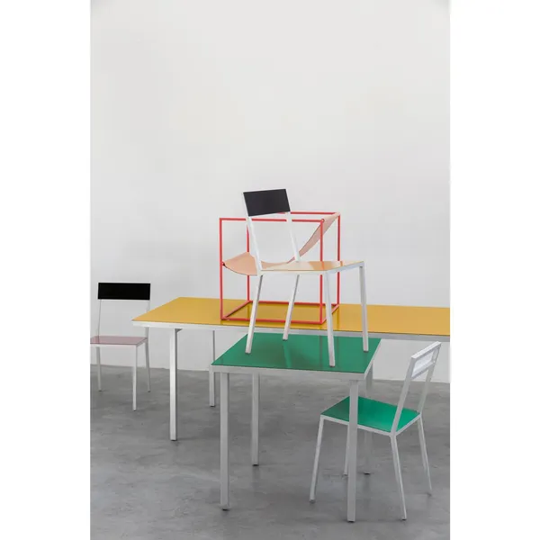 Alu Dining Table 85x85 cm Green