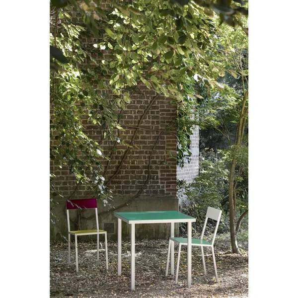 Alu Dining Table 85x85 cm Green
