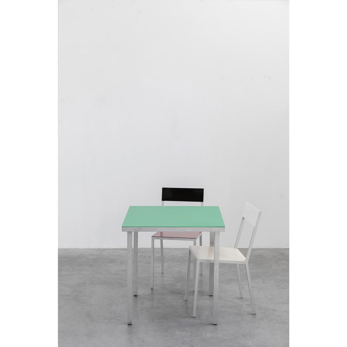 Alu Eettafel 85x85 cm Groen