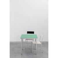 Alu Eettafel 85x85 cm Groen