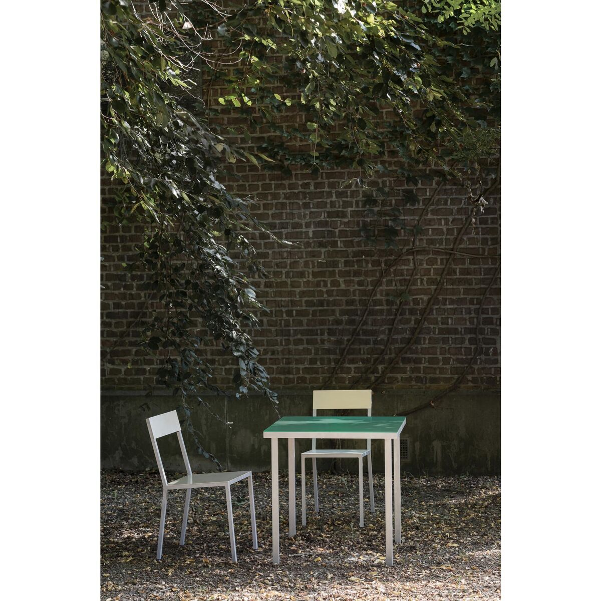 Alu Eettafel 85x85 cm Groen