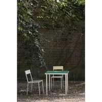 Alu Eettafel 85x85 cm Groen