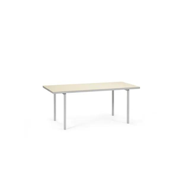 Alu Dining Table 180x85 cm Ivory