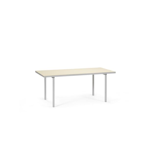 Alu Eettafel 180x85 cm Ivoor