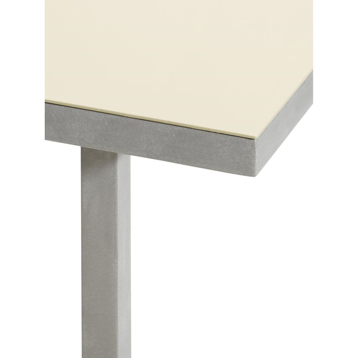 Alu Eettafel 180x85 cm Ivoor