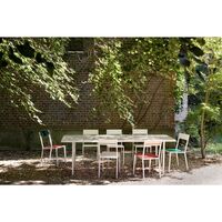 Alu Eettafel 180x85 cm Ivoor