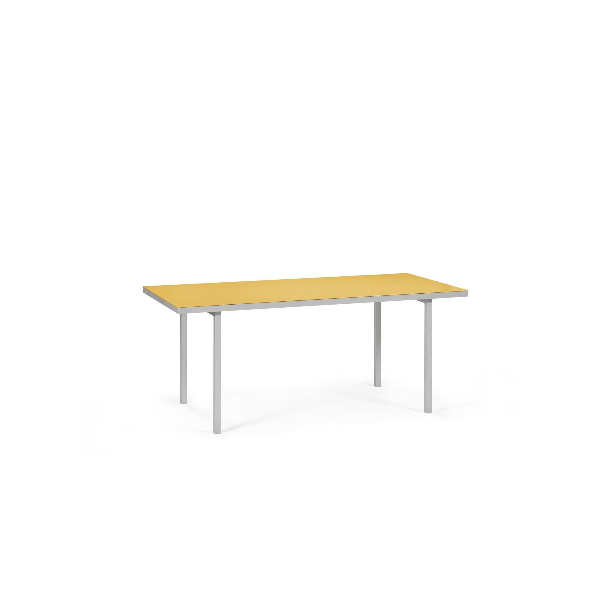 Alu Spisebord 180x85 cm Gul