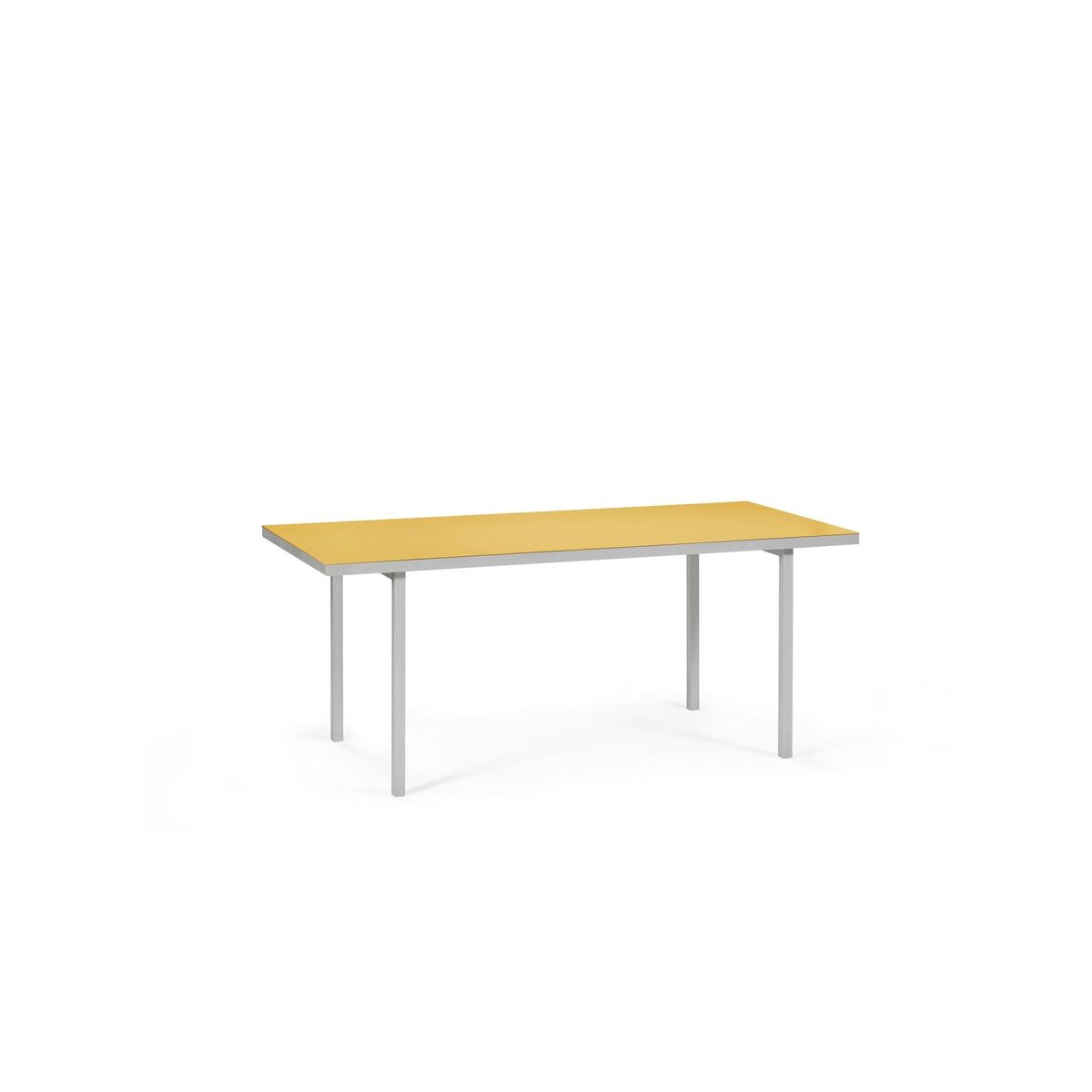 Table à Manger Alu 180x85 cm Jaune