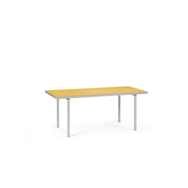 Alu Esstisch 180x85 cm Gelb