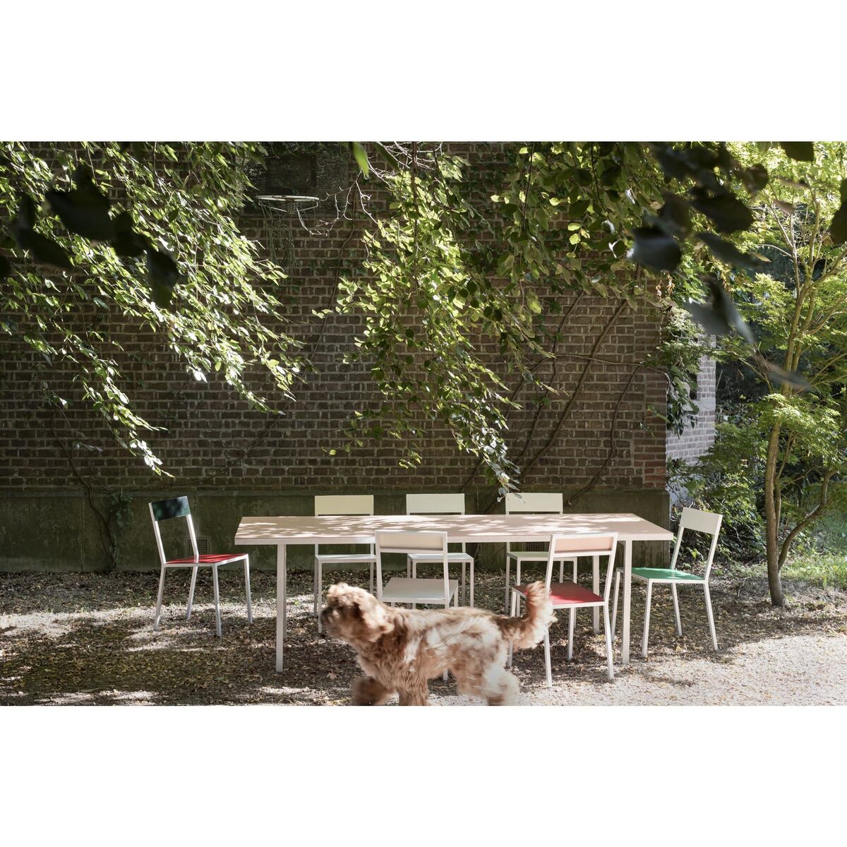 Table à Manger Alu 180x85 cm Jaune