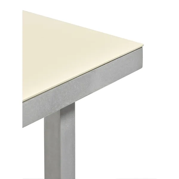 Alu Tavolo da Pranzo 240x85 cm Avorio