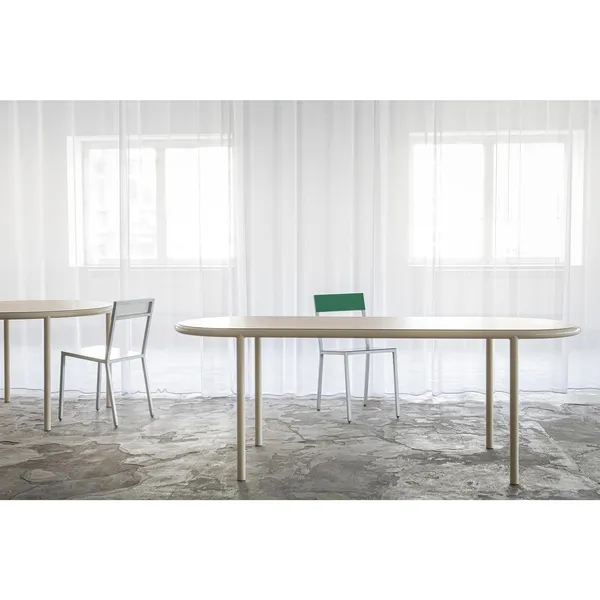 Alu Tavolo da Pranzo 240x85 cm Avorio