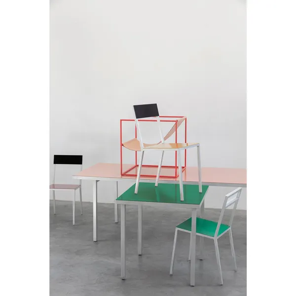 Alu Dining Table 240x85 cm Pink