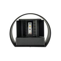 Mars Wall Lamp Outdoor Black
