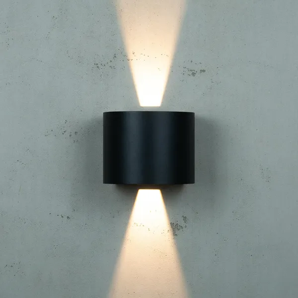 Mars Wall Lamp Outdoor Black
