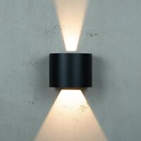 Mars Wall Lamp Outdoor Black