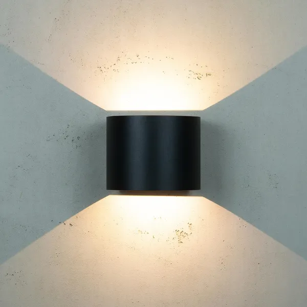 Mars Wall Lamp Outdoor Black