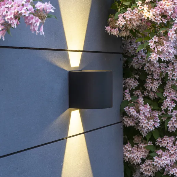 Mars Wall Lamp Outdoor Black