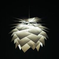 PineApple Pendant White Medium