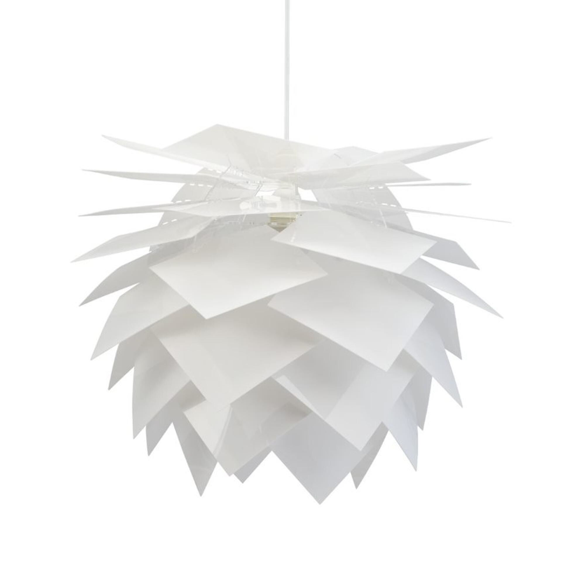 Ananas Taklampa Vit Stor