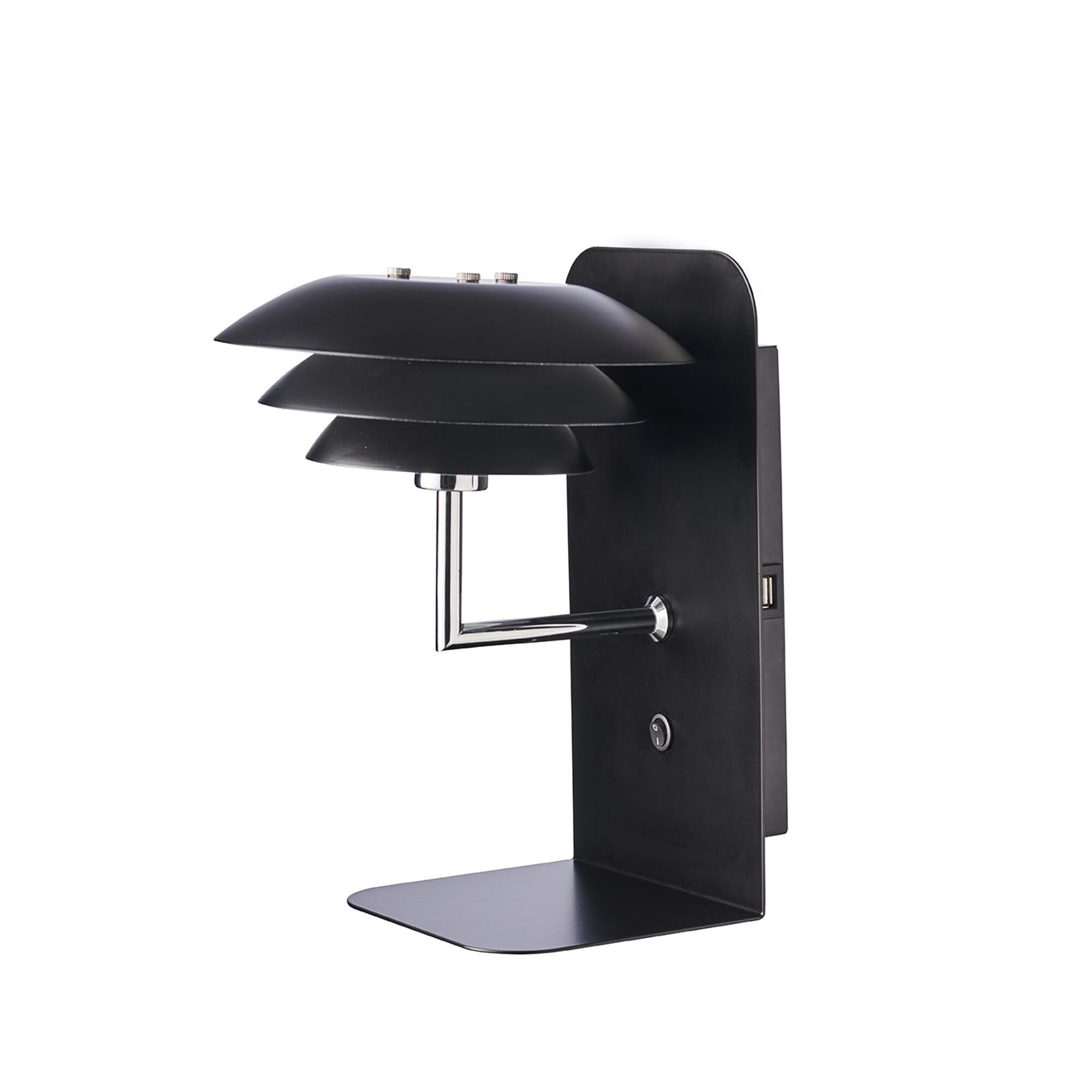DL20 USB V&auml;gglampa Svart