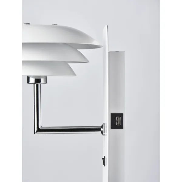 DL20 USB- Wandlampe Weiß