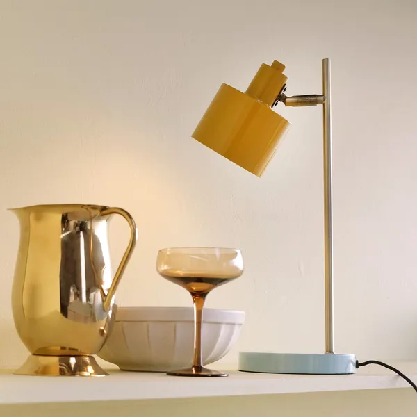 Ocean Table Lamp Curry/ Brass/ Turquoise