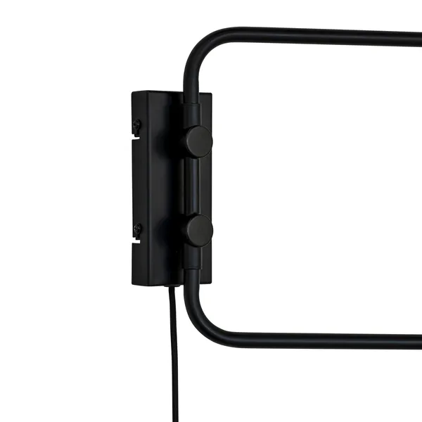 Cale Wall Lamp with 2 Arms Black