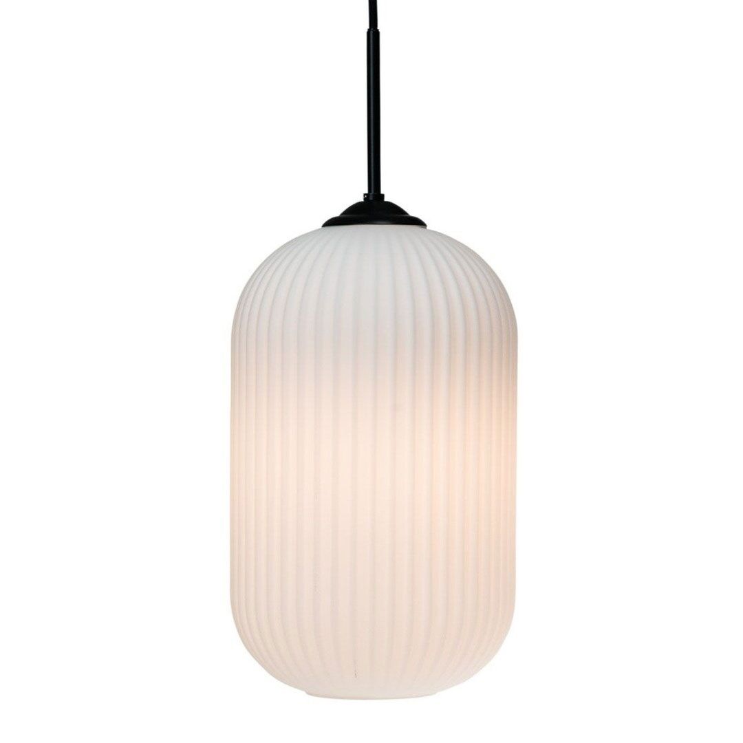 Kannelerad &Oslash;20 Taklampa Opal