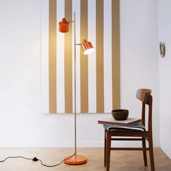 Ocean Stehlampe Orange/ Messing