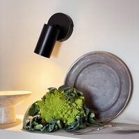 Modern Spot con Interruttore e Cavo Nero