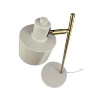 Ocean Bordlampe Beige/Messing
