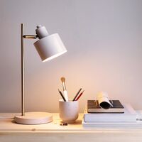 Ocean Bordlampe Beige/Messing
