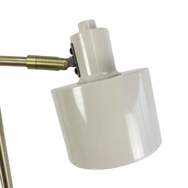 Ocean Stehlampe Beige/ Messing
