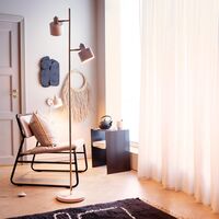 Ocean Stehlampe Beige/ Messing