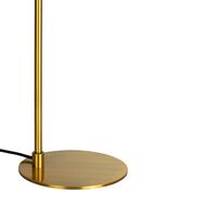 Futura Gulvlampe Mat Sort/Guld/Messing