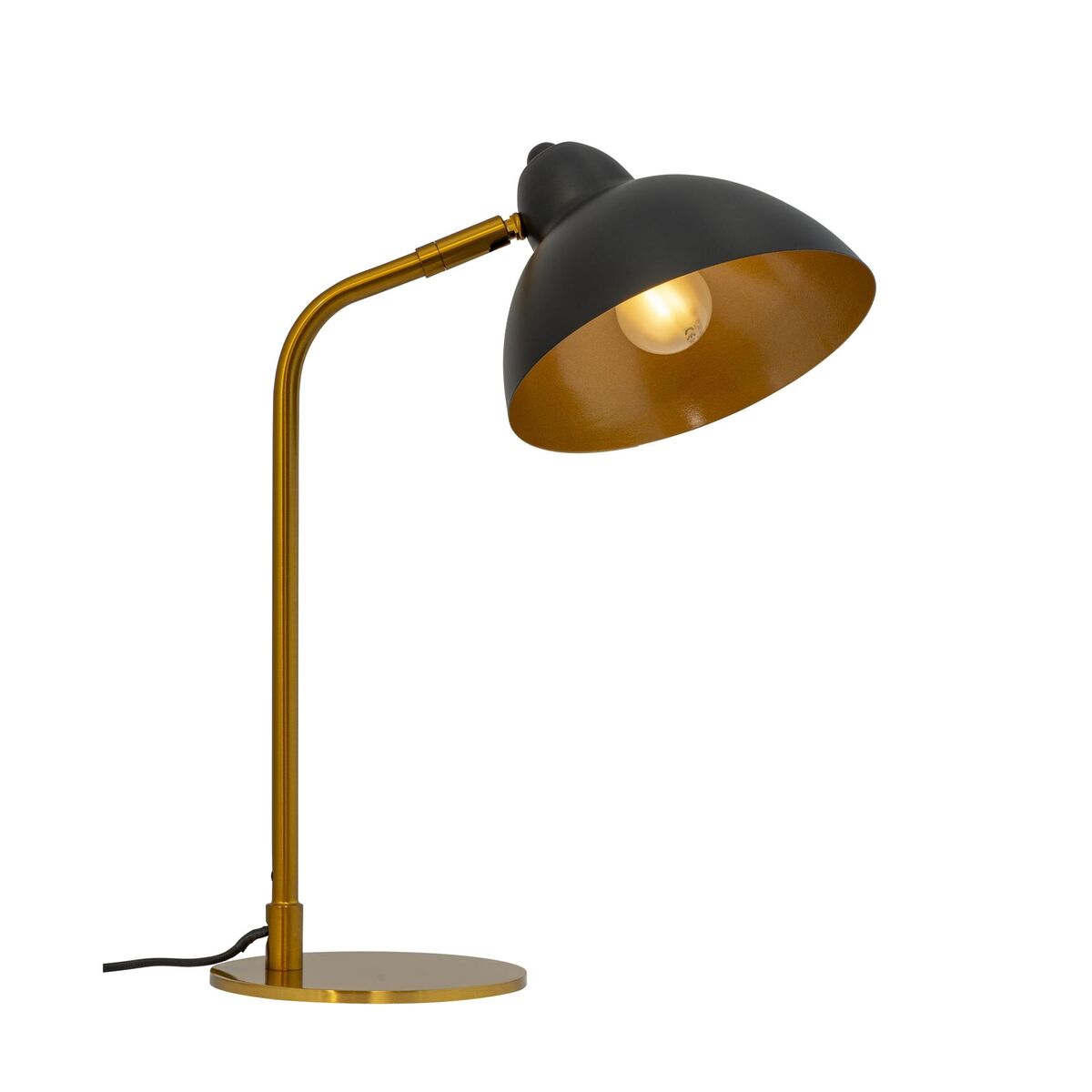 Futura Table Lamp Small Black/ Brass