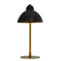 Futura Table Lamp Small Black/ Brass